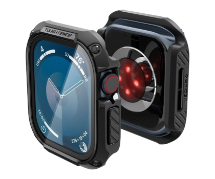 Etui / obudowa na smartwatcha Spigen Tough Armor Apple Watch 10 (46 Mm) Black
